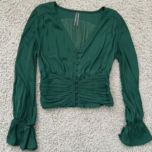 Worn once size small silk Anthropologie blouse